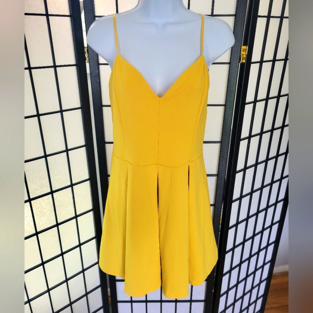 🌞🌻Yellow Spaghetti Strap Dress💛
